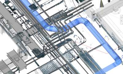 Nieuw ontwerp luchtkanaal 3D modelleren